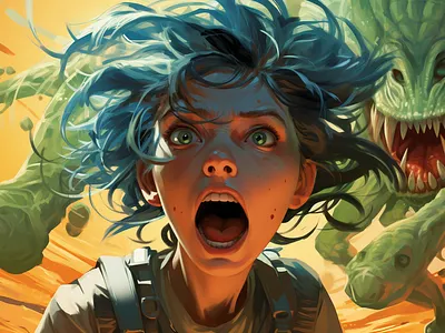 Bad trip art illustration midjourney