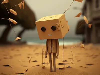 Character for side project 3d ai animation ar character animation clay dreamscape midjourney