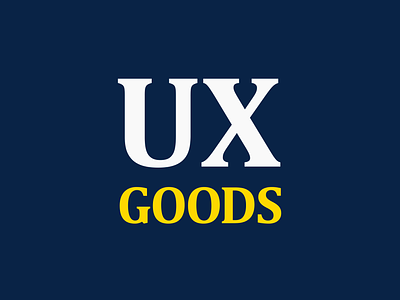 UX Goods - Logo branding logo