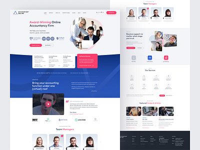 ACOL - Business Landing Page ui