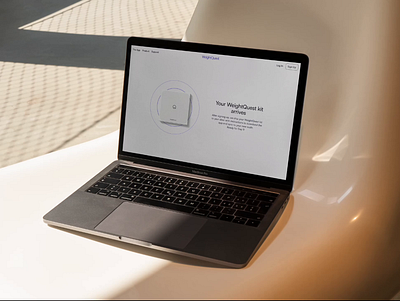 WeightQuest: Fitness App & Web animation fitness app healthy diet landing page mobile app design ui uxui webdesign wellness