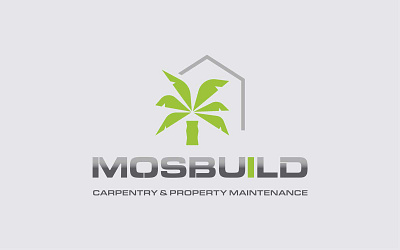 MOSBUILD Visual Brand Identity brand design business card design cairns carpentry property maitenance constrauction logo logo design masculine sole trader tropical