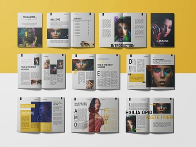 Magazine Layout magazine magazine design magazine layout