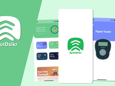 SpotDzikr - Ui Mobile app animation branding dzikrapp graphic design idnbs idnbss mobileui najj ui ux