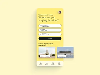 Daily UI 67. Hotel Booking app design booking app daily ui daily ui challenge hotel hotel app hotel booking minimal mobile app ui ui challenge ui design ui designer ux ux design ux designer