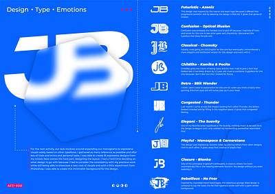 JB Monogram Variations graphic design