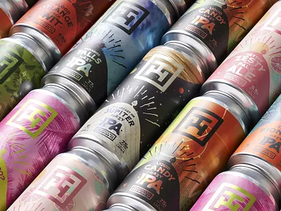 Tarantula Hill Brewing Co. Packaging beer beer label design beer packaging branding brewery brewery packaging cpg design agency dribbble graphic design label design logo design packaging photogrpahy product photography