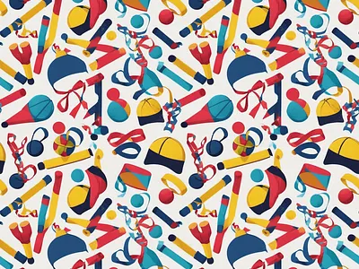 Dynamic Sports Pattern ai generative sports