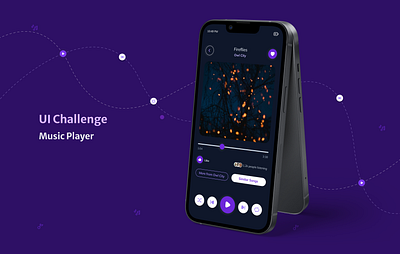 Music Player | Daily UI Challenge 100dayuichallenge app design dailyui figma mobile app music player ui design uxui