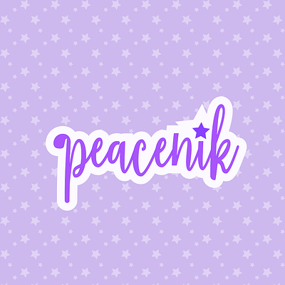 Peacenik logo. branding design graphic design illustration logo peacenik. product design typography vector