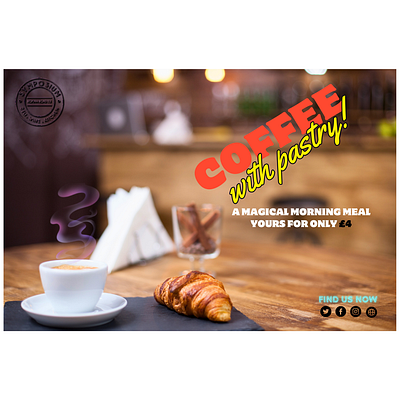 Magical Morning Meal graphic design photoshop poster design