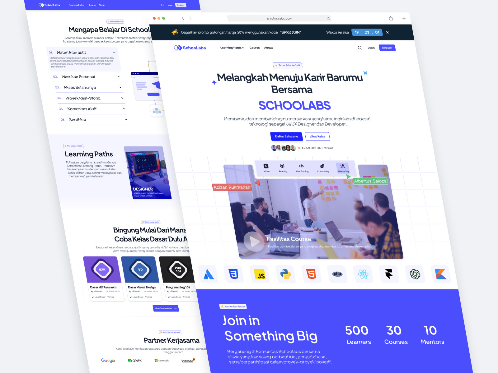 Example of Company Website Design