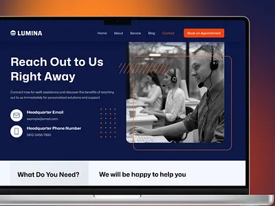 Lumina - About page for Consulting Firm 2024 consultant consulting firm contact us desktop figma figma community form contact framer ui web webflow