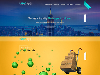 Topnotch website revamp branding graphic design ui ux websit website xd