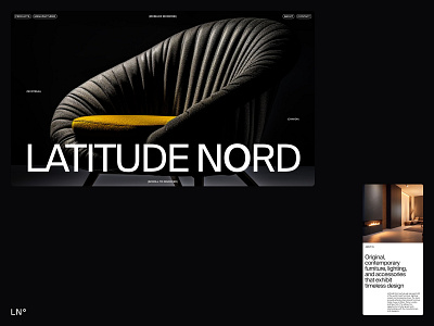 Website - Latitude Nord design graphic design typography ui ux
