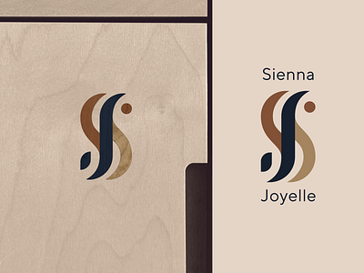 Sienna Joyelle Logo branding graphic design logo typography vector