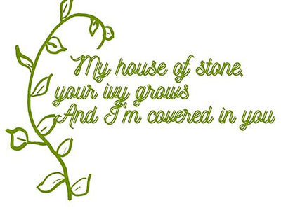 "Ivy" lyrics by TS digital art lyrics taylor swift typography