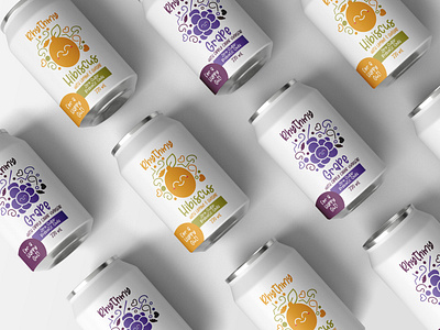 Prebiotic Drink Can Packaging design brand identity branding can mockups eco friendly graphic design gut friendly health and wellness brand illustration illustrator logo design minimal design package design prebiotic drink print design purple sustainable vector visual identity design yellow