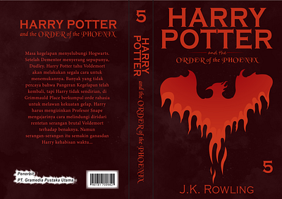 Redesign Harry Potter Book Cover book cover design graphic design illustration modern redesign vector