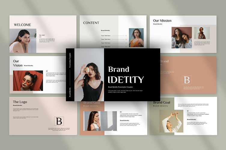 brand identity presentation template free