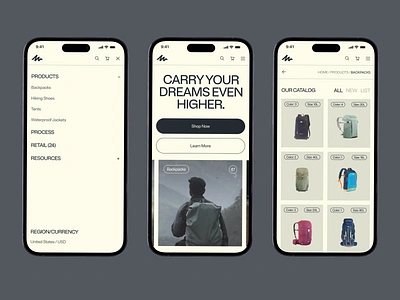 Quechua (Mobile) 2024 trends branding design ecommerce grid illustration layout logo mobile responsive typo typography ui ui elements uidesign uiux ux web web design website ui