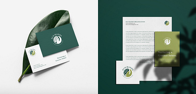 Environmental Organizations Branding, Eco Hand. brand design brand guideline brand identity brand identity design brand identy design design project eco friendly brand environment organization brand graphic design leaf and hand logo logo portfolio logo presentation nature care branding non profit company logo