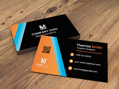 Corporate Business Card Design branding business business card card card corporate business clean color business card company corporate corporate caed creative digital marketing modern photo print ready print template professional template tivcreae visiting card