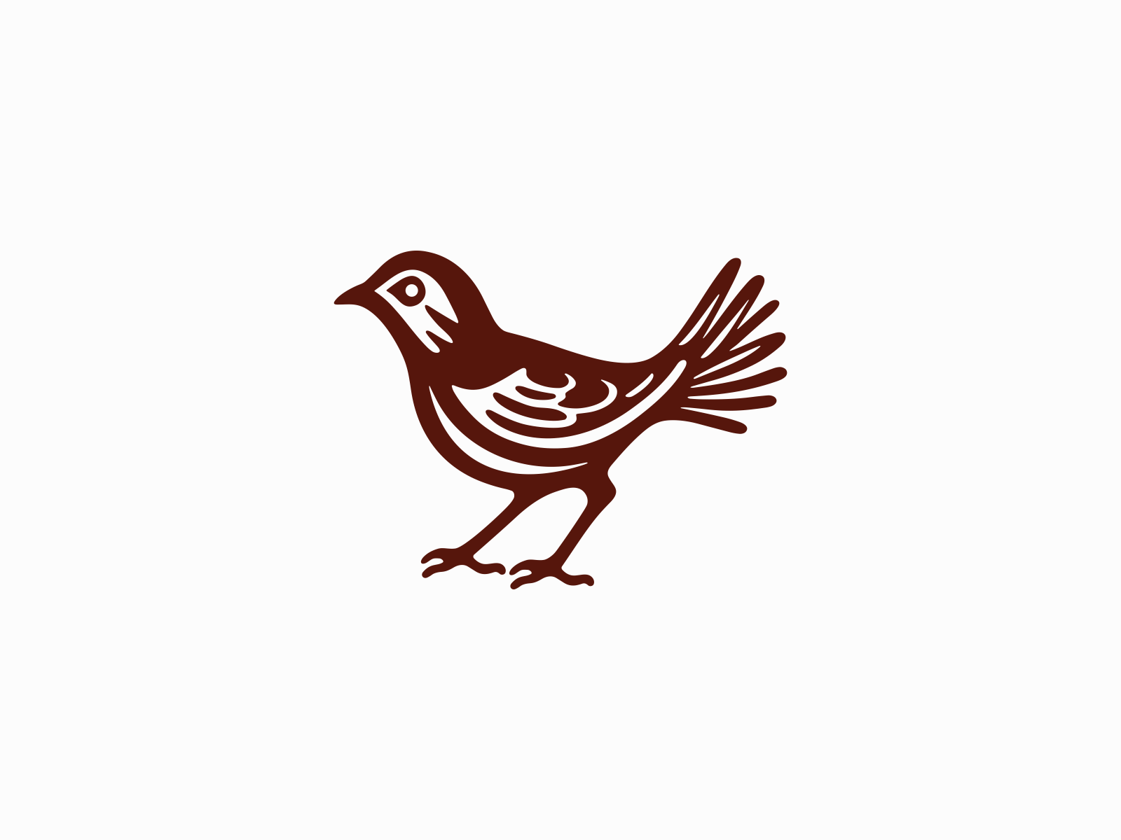 Simple Black Sparrow Bird Art Animal Logo Design Idea Stock Vector -  Illustration of feather, isolated: 164940594