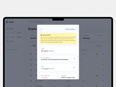Token Info blockchain design figma figmadesign ui