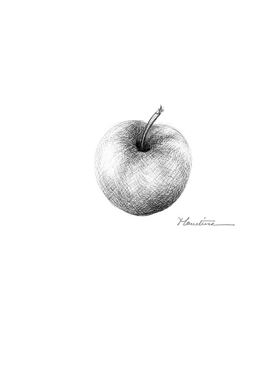 an apple animation sketch