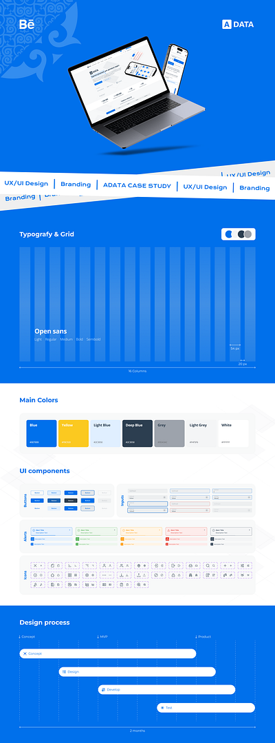 Adata solution for business adobe photoshop branding graphic design interface landing page logo mobile design product design ui user interface ux web web design web site