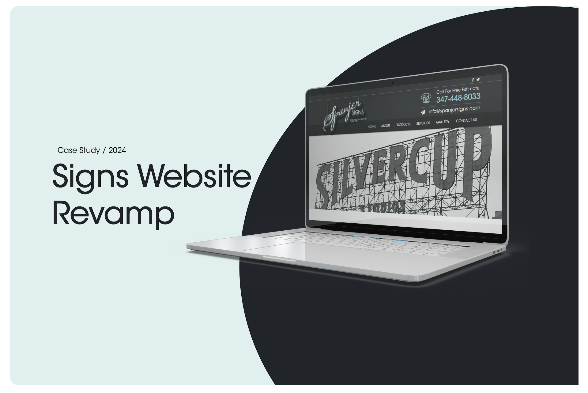 Signs Website Revamp banners channel letters digitally printed dimensional letters figma graphic design landing page manufacturer web designs websites wordpress