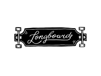 Longboard design font graphic design illustration lettering longboard skate skateboard skateboarding typography vector