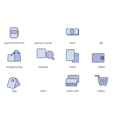 Retail 2d animation cash commerce delivery design fashion flat gift icon icons illustration internetshop motion payment retail retailtherapy shopaholic shopping virtualcart