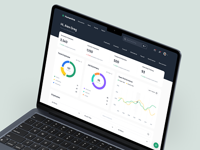 Humanline - HR Management dashboard design designer graphic design hr hr management hrd people ui ui kit ui8 uidesign uikit ux ux kit uxdesign web app web design