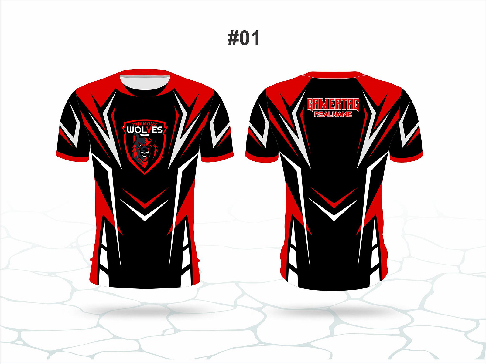 E sport Jersey design vector print ready layout by Quick 2 Print on ...