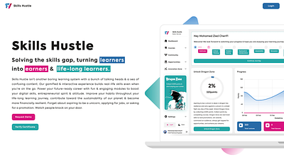 Skills Hustle - EdTech Platform angular app calendar challenge coding challenge design edtech gamify graphic design platform streaming ui ux video streaming web