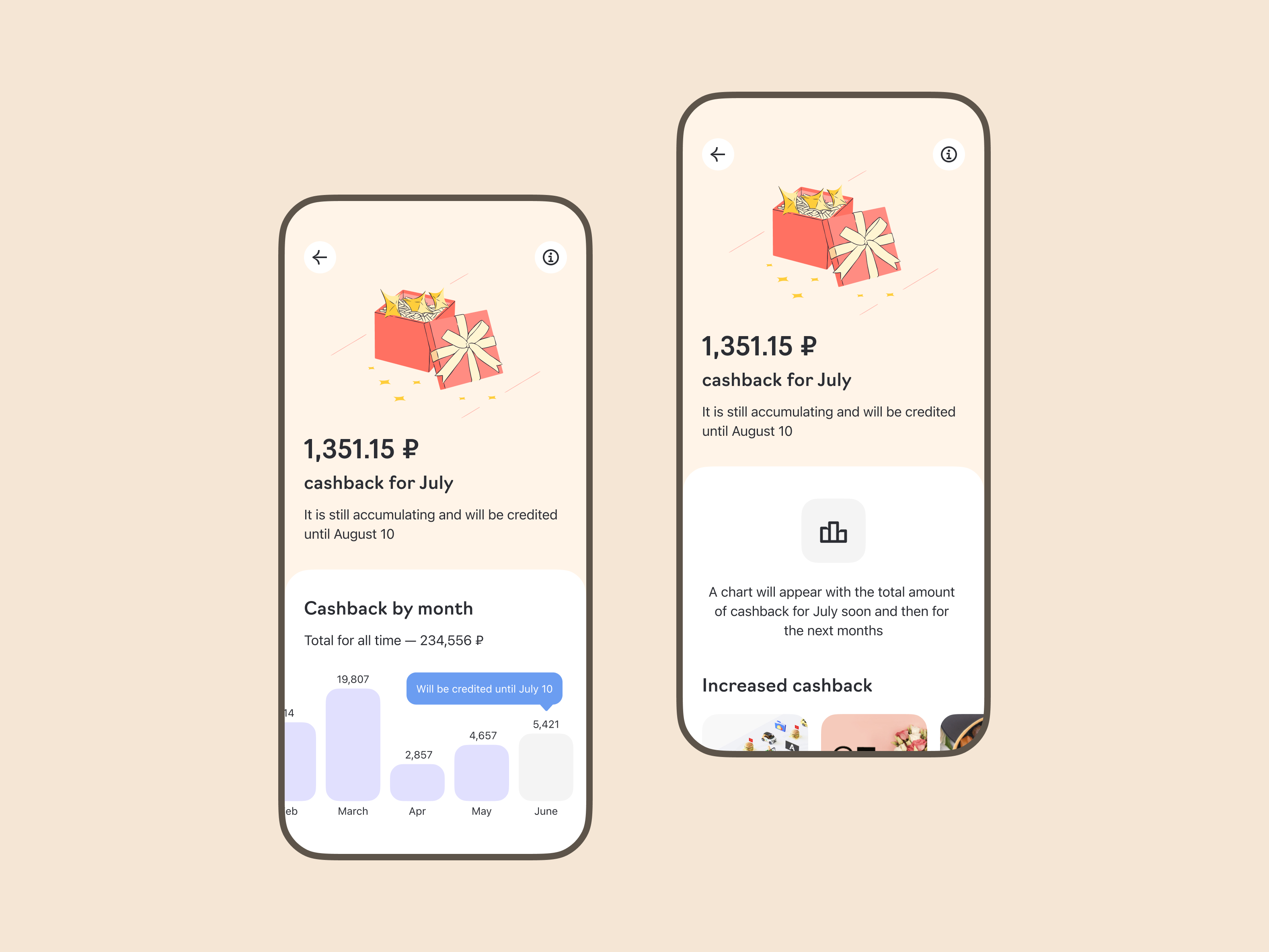 Cashback, Raiffeisen Bank mobile app app banking design product design ui ux