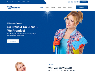 Washup – Joomla 5 Cleaning Services Template cleaning codelayers envatomarket joomla joomla5 themeforest washing window cleaning