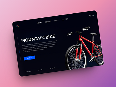 Bicycle E-Commerce Design design ui ux web design