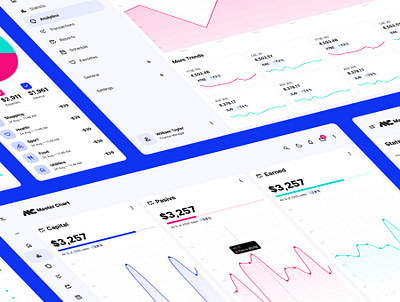 Dashboard - Master Chart chart chart design charts clean dashboard dashboard design data data visualisation design figma flat graph graphic graphic design layout modern ui visualisation web web design