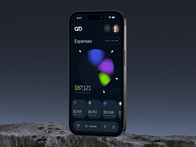 QuickBooks - Finance Management Software analytics app app design b2b business crm design finance fintech invoice ios ios app management mobile mobile app product design saas software ui ux