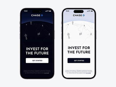 Chase Invest - Mobile App Concept app concept design finance inspiration invest ios mobile stylish ui ux