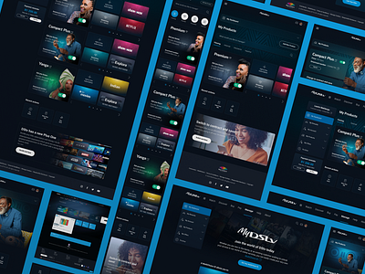 DStv Web Design design figma ui ui e uidesign uidesigns ux uxdesign