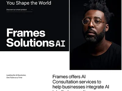 Frames Solutions AI UI/UX Design abstract adobe ai artificialintelegence brand design brand identity branding design figma graphic design illustration landingpage logo minimal motion graphics ui ux website websitedesign