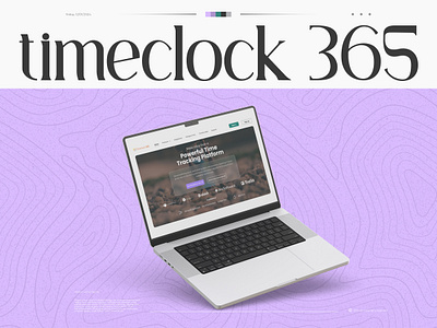 Timeclock 365 Web Design app branding css design design thinking figma graphic design illustration ui uiux ux vector web web design