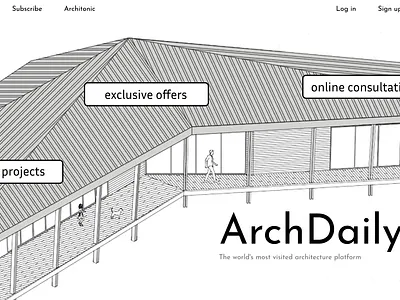 Architecture Website branding catalog design main screen product card store typography ui ux web design