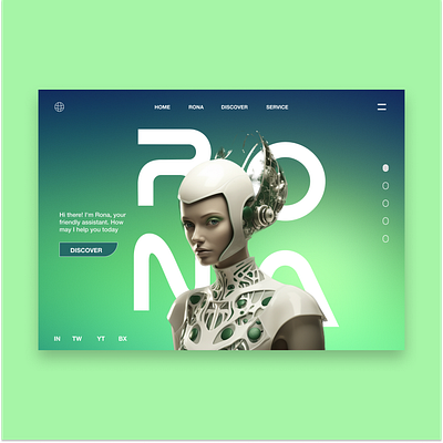RONA WEBDESIGN animation app design figma landingpage ui ux web