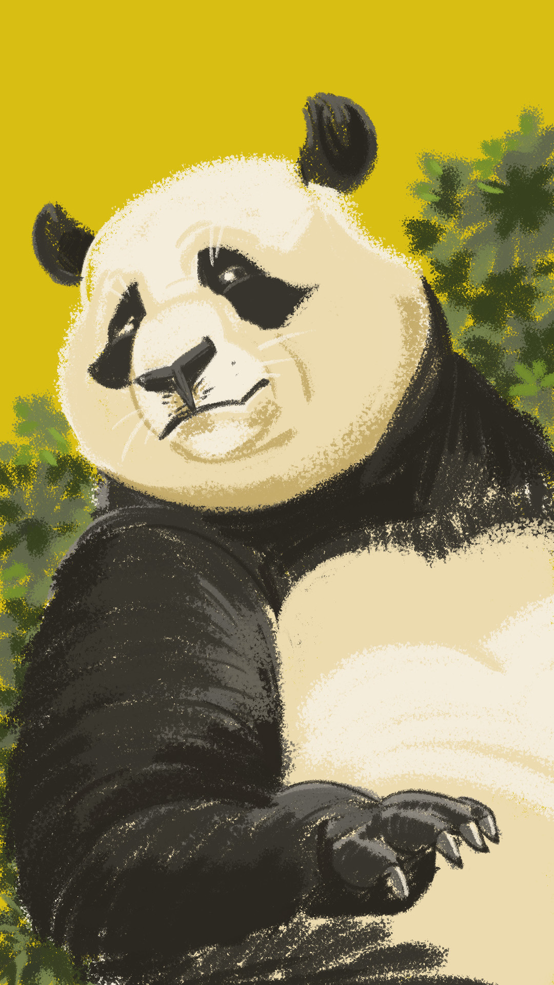 Panda animal brushes china digitalart drawing illustration illustrator panda photoshop