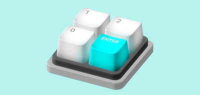 Interactive_keyboard 3d animation